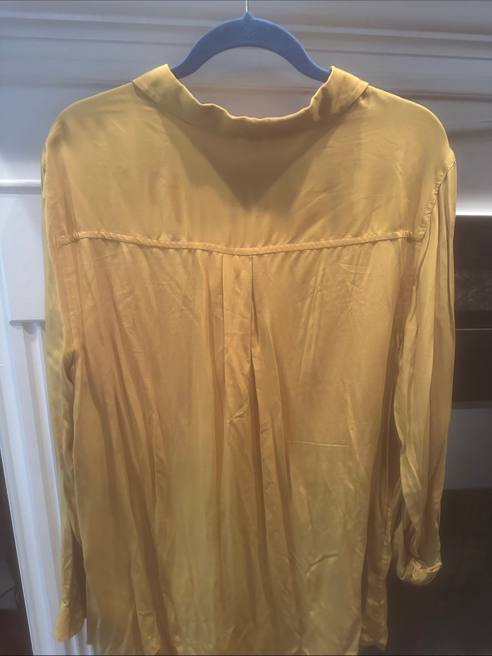 Goodthreads Mustard Yellow Button-Pullover dress - Picture 6 of 7